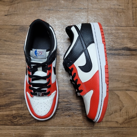 Nike Dunk Low EMB x NBA 75th Anniversary - Bulls 2021 Sz 7 main image 7